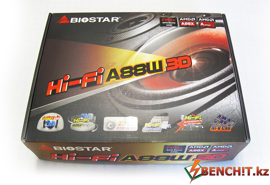Упаковка Biostar Hi-Fi A88W 3D
